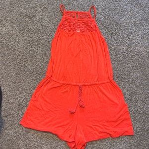 Orange Romper